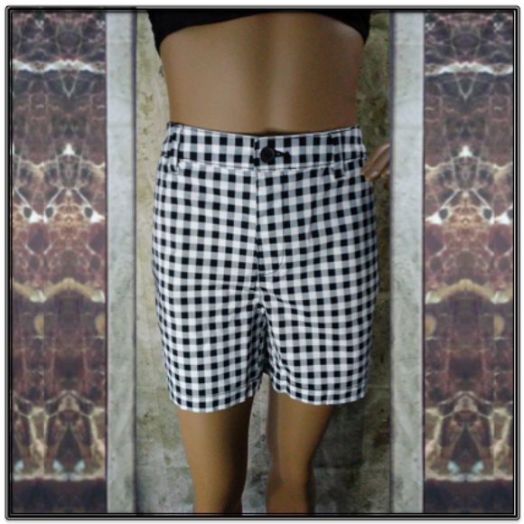 A New Day Pants - A New Day Women's Gingham High Rise Chino Shorts